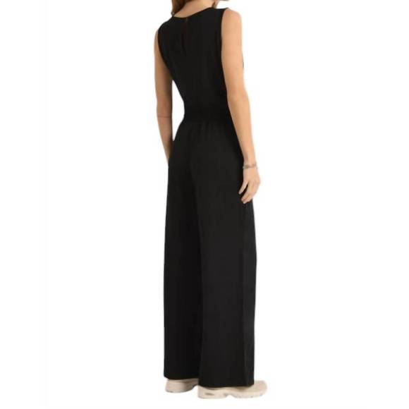 NEW Z SUPPLY layover jumpsuit in black - Picture 2 of 3